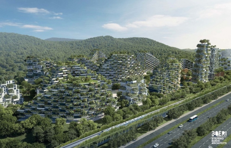 Chine : A Liuzhou, une «ville verte» bâtie dans la forêt pour diminuer les nuages de pollution