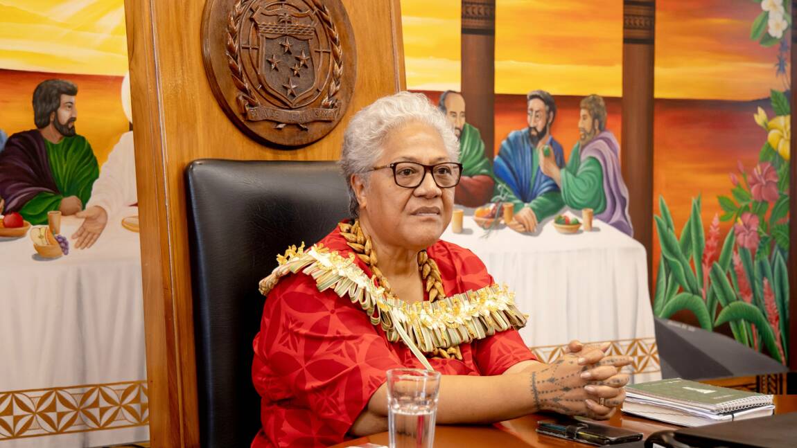 Climat: la Première ministre des Samoa tire le signal d’alarme avant la COP26