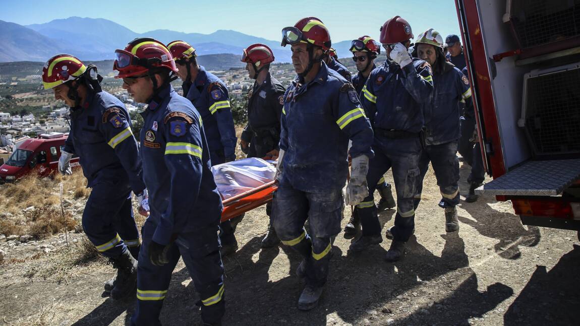 Grèce: un mort et 11 blessés dans un séisme en Crète