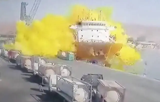 HSE – Jordanie : Une fuite de chlore dans un port fait au moins 13 morts et 260 blessés
