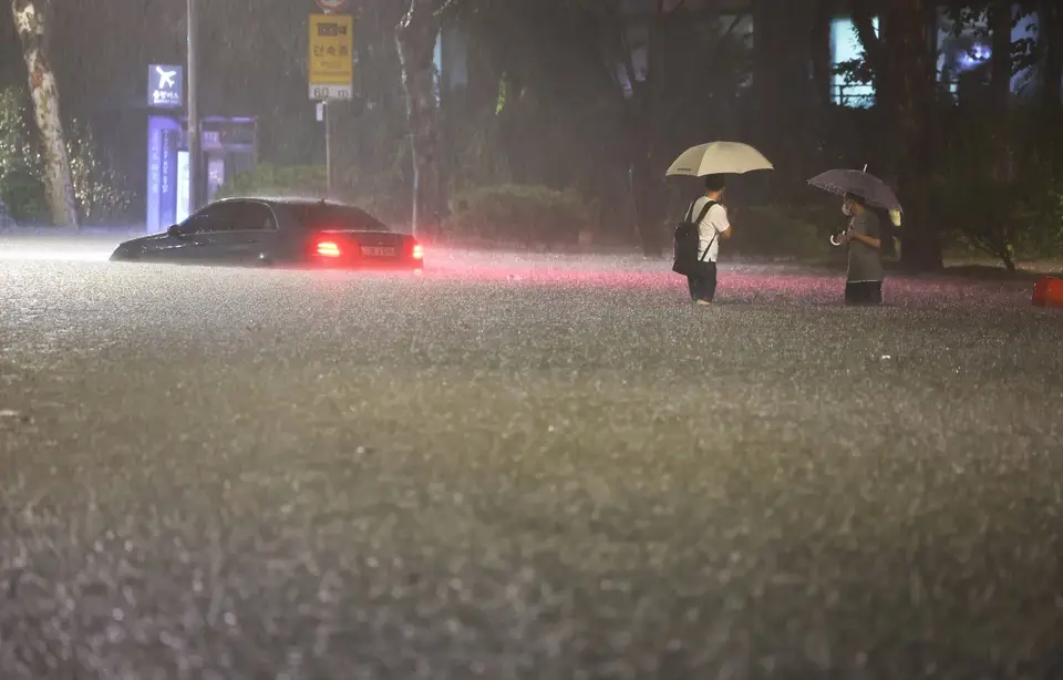 Corée du Sud : A Séoul, des inondations records font sept morts et sept disparus