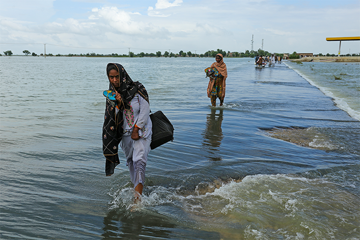 AU PAKISTAN, PLUS DE 1 130 PERSONNES TUÉES DANS DES INONDATIONS MONSTRES