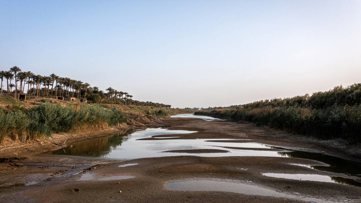 Le mythique fleuve Tigre en Irak, à l’agonie avec le réchauffement climatique