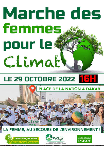 Sénégal: Marche des femmes pour le climat ce 29 octobre