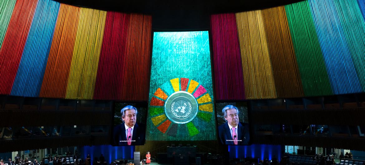 « Nous devons tous nous mobiliser pour sauver les ODD », affirme le chef de l’ONU