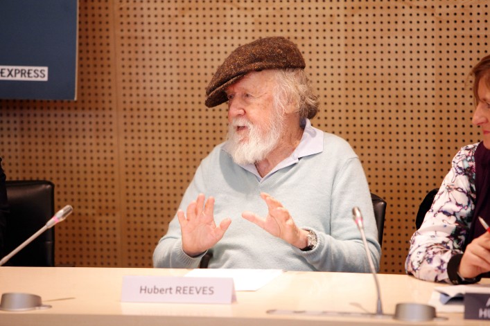 LIER HUMANITÉ ET BIODIVERSITÉ, LE MESSAGE QU’HUBERT REEVES AIMERAIT LAISSER APRÈS SA MORT