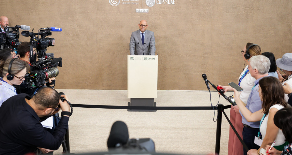 COP28:Déclaration de Simon Stiell Secrétaire exécutif de la CCNUCC-  “Nous avons besoin de la COP pour fournir un train à grande vitesse afin d’ accélérer l’action climatique” :  à la