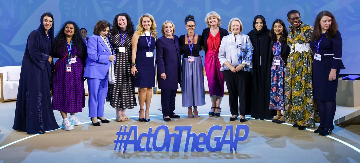 A la COP28, les femmes et les défenseurs du climat unis pour le changement